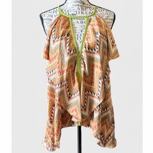NWT | Ark & Co. Endless Knot Boho Festival Ruffle Tank size Small